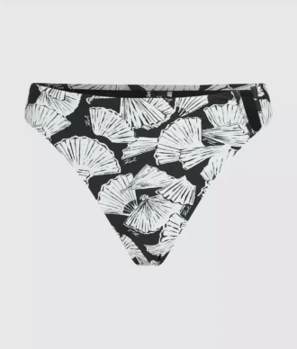 Calções de biquíni com estampado em leque
