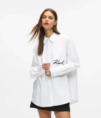 Camisa com bolso Signature
