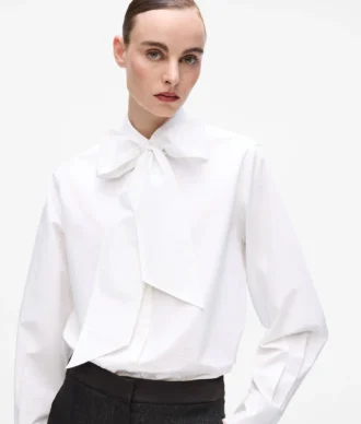 Camisa com detalhe de laço Karl DNA