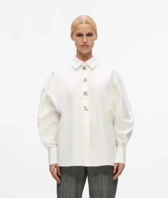 Camisa com letras Karl