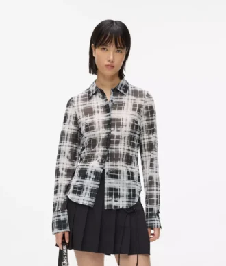 Camisa de malha xadrez