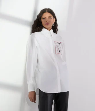 CAMISA DE POPELINA DA SÉRIE KARL