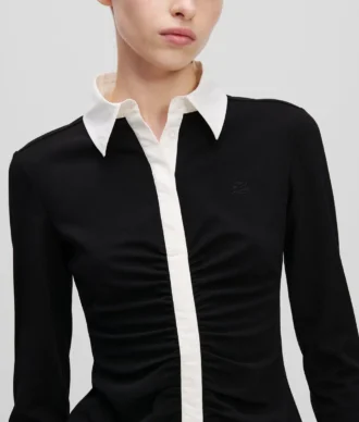 CAMISA POLO DE MANGA COMPRIDA KARL ESSENTIAL
