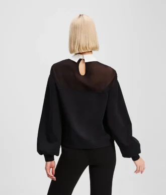 CAMISOLA COM COLARINHO DE POPELINA