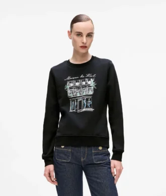 Camisola com esboço de Paris