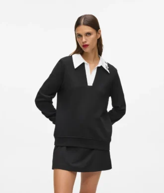 Camisola com gola exclusiva