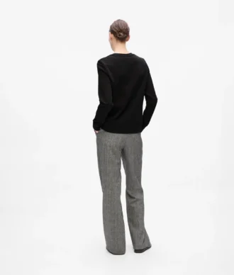 Camisola com logótipo em lantejoulas