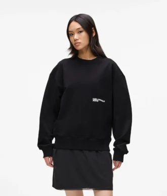 Camisola descontraída com citação de Karl