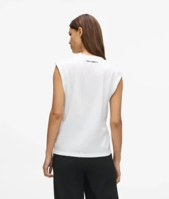 Camisola sem mangas com decote em V Ikon