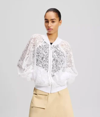 CASACO BOMBER COM BORDADO ORCHID
