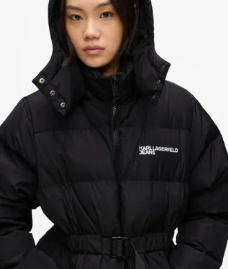 CASACO PUFFER COM CINTURÃO