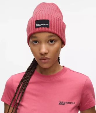 Gorro com patch com logótipo