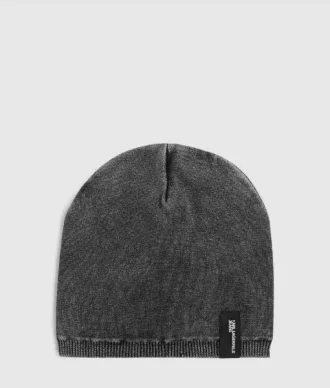 Gorro com patch com logótipo lavado