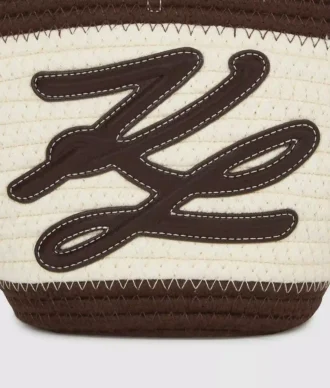 K/Autograph bolsa de praia pequena com cordão