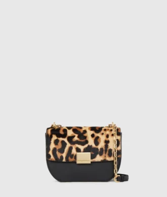 K/Forever bolsa pequena tipo crossbody com estampa de leopardo K/Forever bolsa pequena tipo crossbody com estampa de leopardo