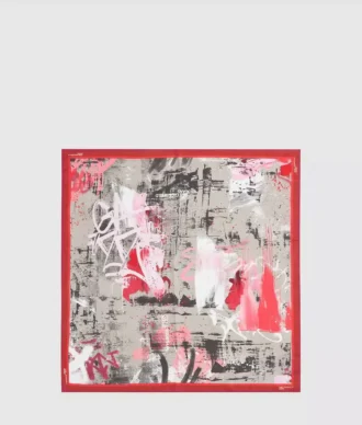 Lenço bandana com estampado graffiti