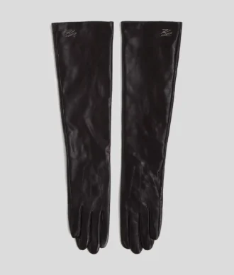 LUVAS LONGAS DE COURO K/AUTOGRAPH